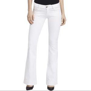 J Brand White Flared Jeans 27